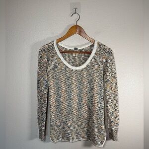 WE THE FREE People Boston Mélange Knit Sweater XS M37
